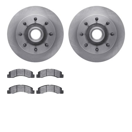 DYNAMIC FRICTION CO 6302-54125, Rotors with 3000 Series Ceramic Brake Pads 6302-54125